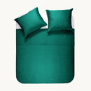 Dekbedovertrek set Effen Luxe Katoen Satijn Sea Green