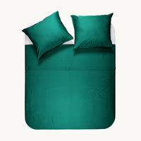 Dekbedovertrek set Effen Luxe Katoen Satijn Sea Green