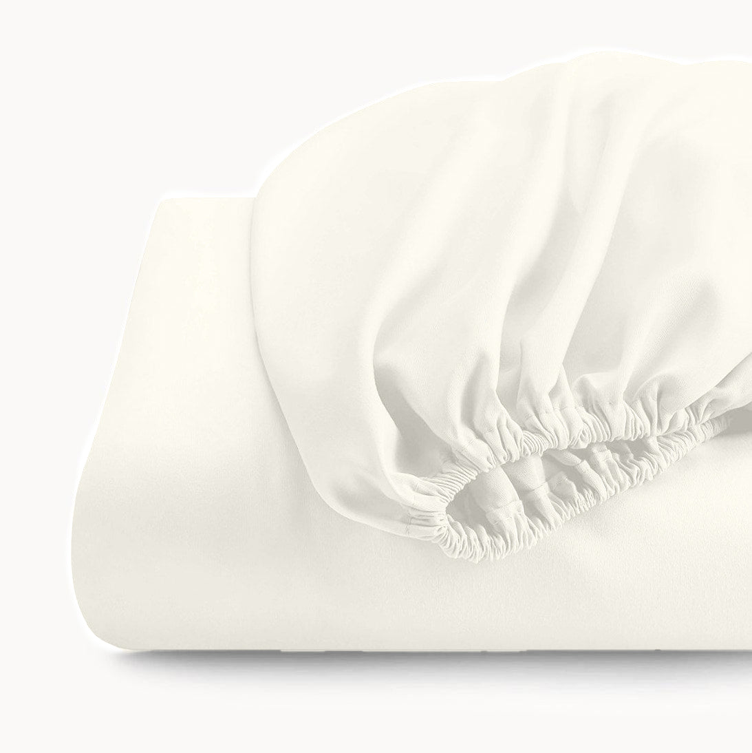 Topper Hoeslaken Luxe Dubbel Jersey Pearl White