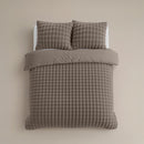 Dekbedovertrekset Pompom Taupe