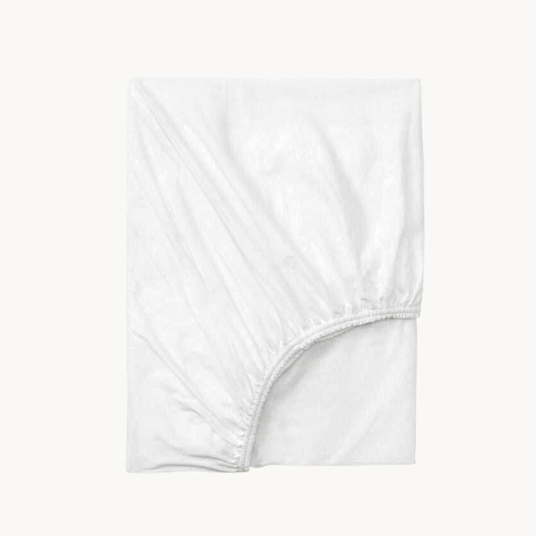 Splittopper Hoeslaken Luxe Dubbel Jersey Pure White