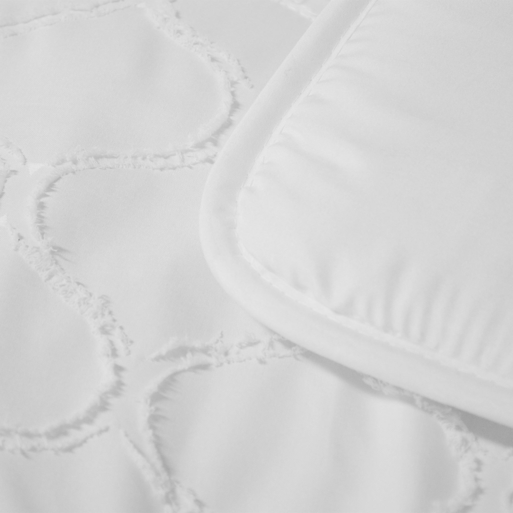 Dekbed Zonder Overtrek Japandi Curve White