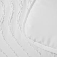 Dekbed Zonder Overtrek Japandi Waves White