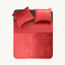 Dekbedovertrek set - Velvet Lava Red