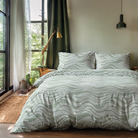 Dekbedovertrek Set Microvezel Green waves