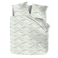 Dekbedovertrek Set Microvezel Green waves