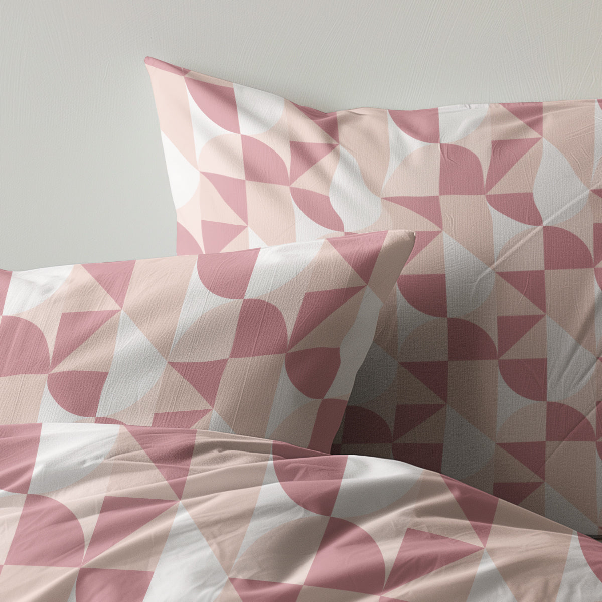 Dekbedovertrek Set Microvezel Pastel shapes
