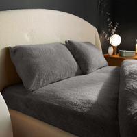Matras Hoeslaken Teddy -  Antraciet