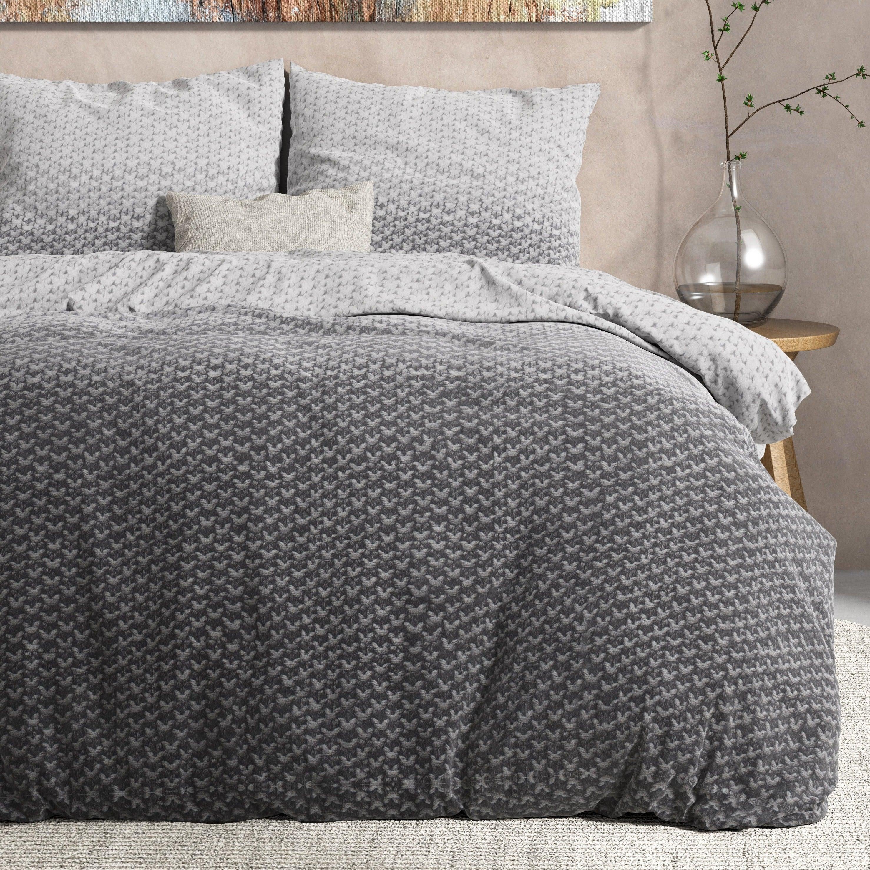 Dekbedovertrek set Flanel Tamar Grey