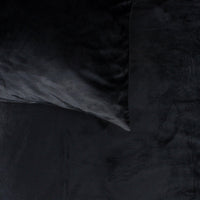 Dekbedovertrek met slopen - Velvet Zwart - Y-NOT | be different