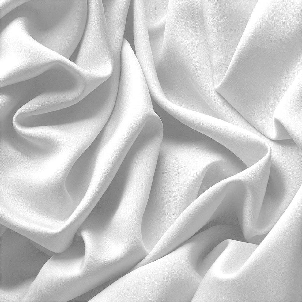 Dekbedovertrek set Effen Luxe Katoen Satijn Porcelain White