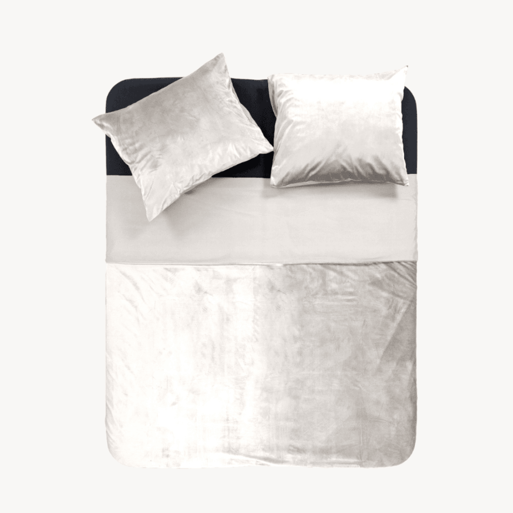 Dekbedovertrek set - Velvet Ivory Creme
