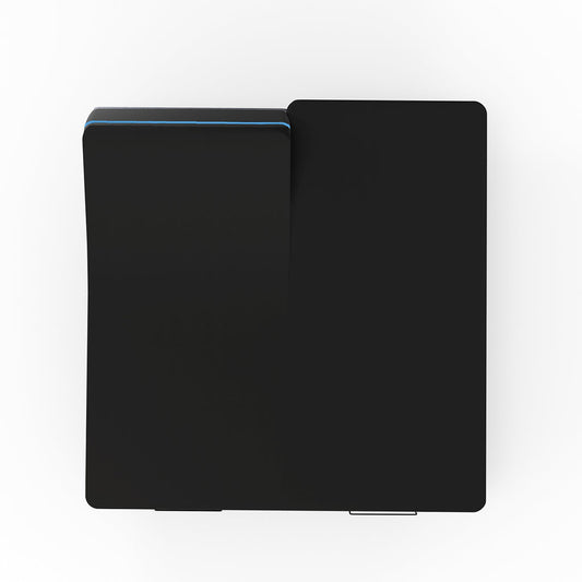 Dubbel Jersey Split Topper Hoeslaken - Zwart