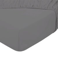 Dubbel Jersey Topper Hoeslaken - Antraciet