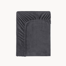 Matras Hoeslaken Velvet Antraciet