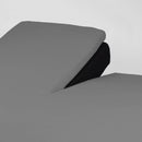 Splittopper Hoeslaken Luxe Dubbel Jersey Stone Grey