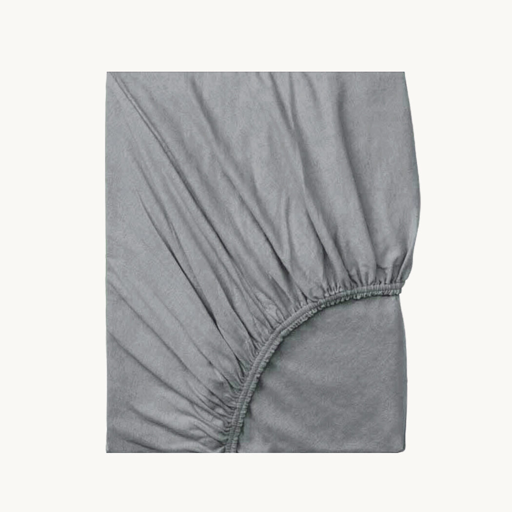 Topper Hoeslaken Luxe Dubbel Jersey Stone Grey