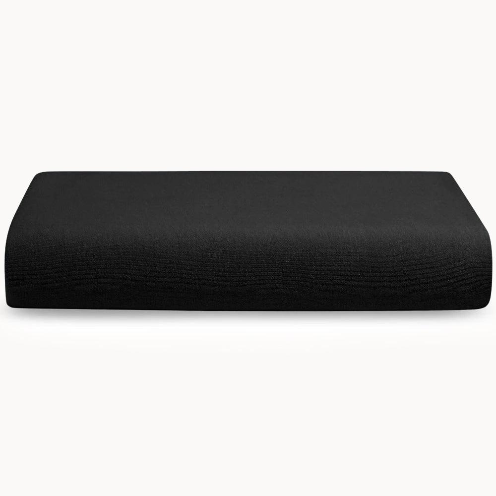 Topper Hoeslaken Jersey Obsidian Black