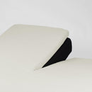 Splittopper Hoeslaken Luxe Dubbel Jersey Pearl White