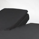 Splittopper Hoeslaken Luxe Dubbel Jersey Obsidian Black