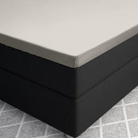 Hoeslaken Splittopper Katoen Satijn Creme - Y-NOT | be different