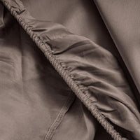 Hoeslaken Splittopper Katoen Satijn Taupe - Y-NOT | be different
