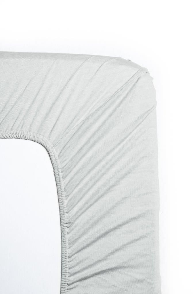 Topper Hoeslaken Jersey - Zilver Grijs