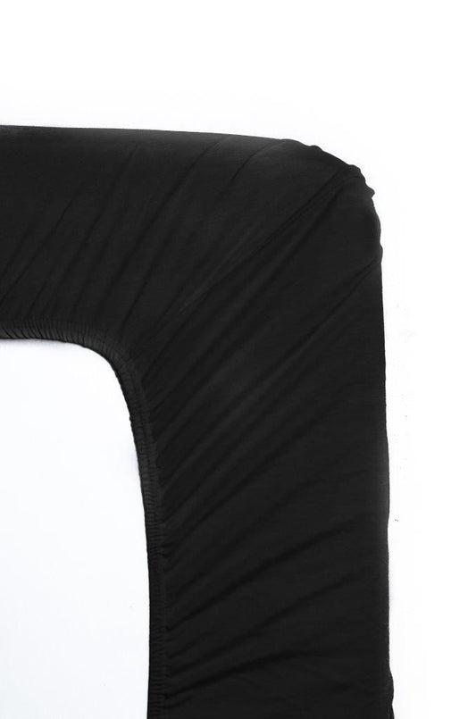 Jersey Topper Hoeslaken - Zwart