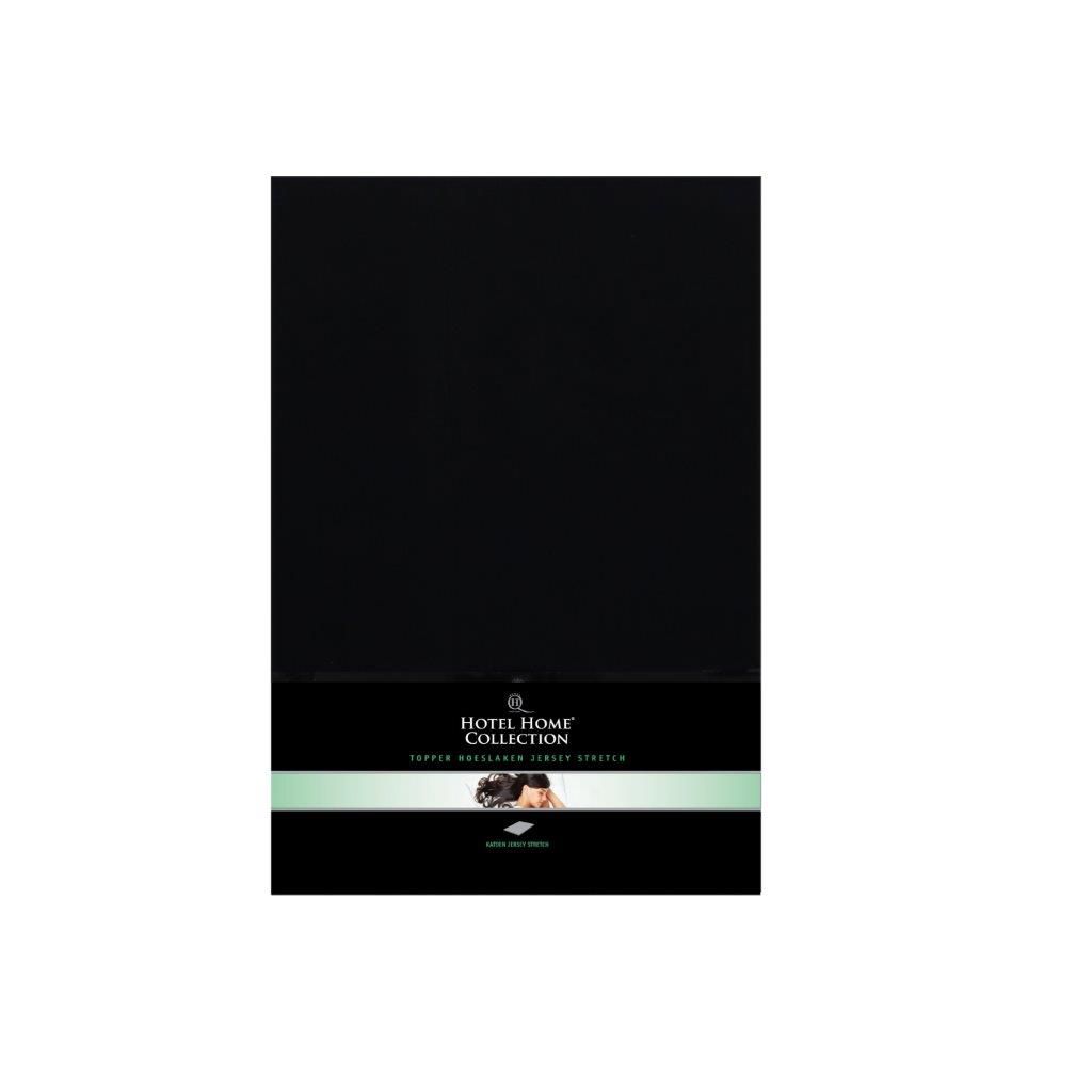 Jersey Topper Hoeslaken - Zwart