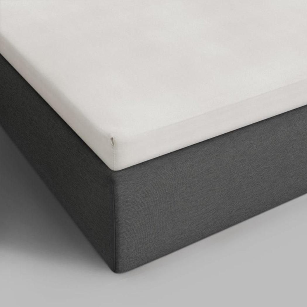 Katoenen Topper Hoeslaken Cream