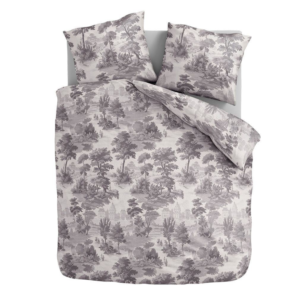Dekbedovertrekset Microvezel  Vintage Grey
