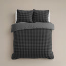 Dekbedovertrekset Pompom Antraciet