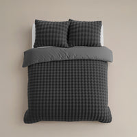 Dekbedovertrekset Pompom Antraciet