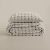 Dekbedovertrekset Pompom Beige