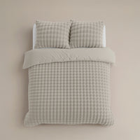 Dekbedovertrekset Pompom Beige