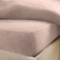 Matras Hoeslaken Teddy - Roze