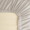 Topper Hoeslaken Katoen Satijn Creme - Y-NOT | be different