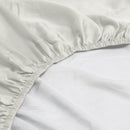 Topper Hoeslaken Katoen Satijn Creme - Y-NOT | be different
