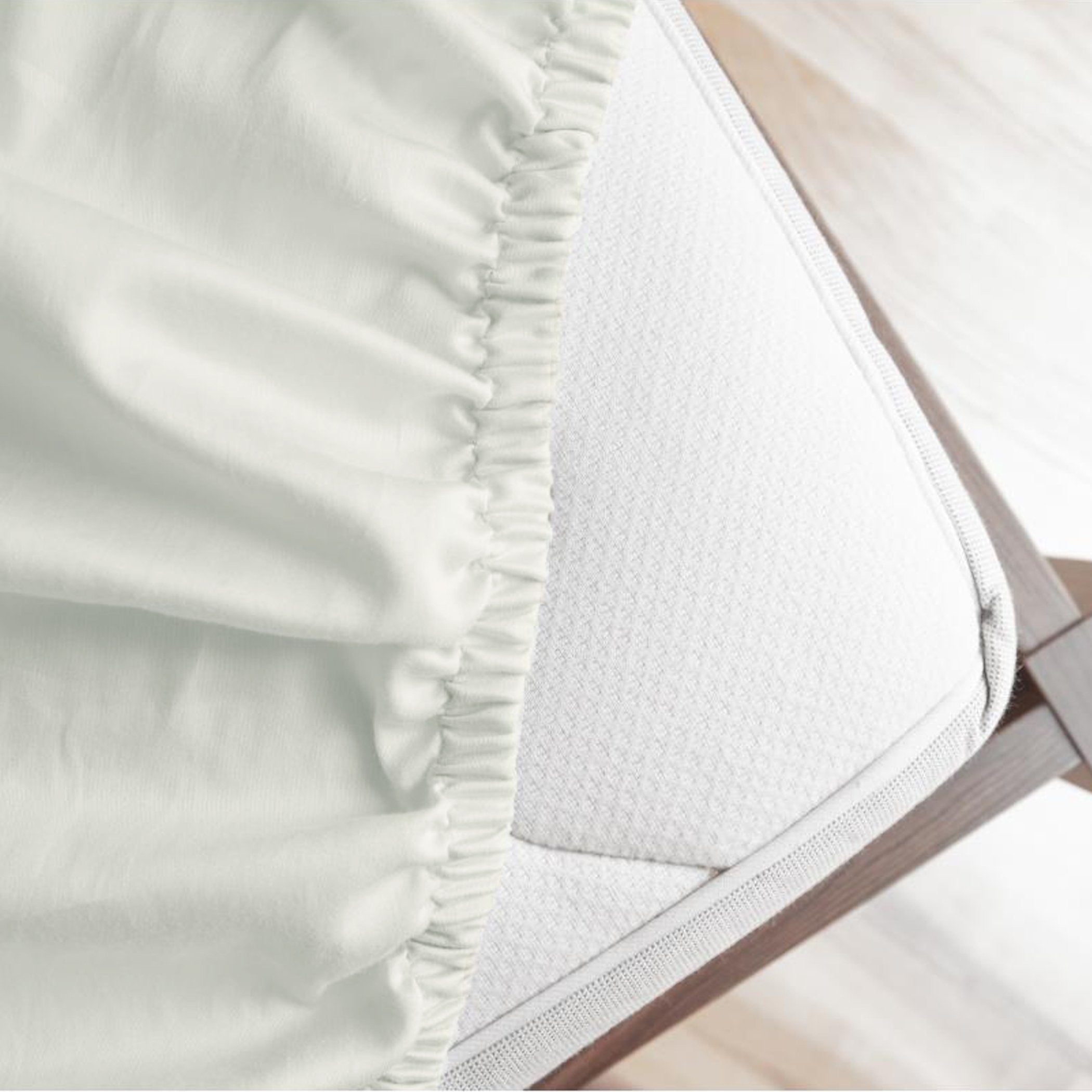 Topper Hoeslaken Katoen Satijn Creme - Y-NOT | be different